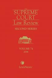 Supreme Court Law Review, 2nd Series, Volume 74 cover