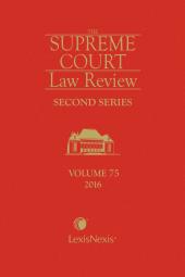 Supreme Court Law Review, 2nd Series, Volume 75 cover