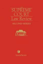 Supreme Court Law Review, 2nd Series cover