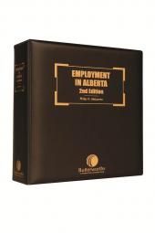 Employment in Alberta, 2nd Edition cover
