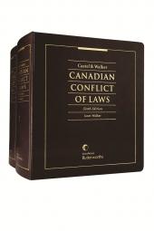 Castel & Walker: Canadian Conflict of Laws, 6th Edition cover