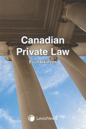 Canadian Private Law cover