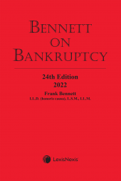 Bennett on Bankruptcy, 24th Edition, 2022 + Companion Volume +  E-Book PDF (2 Volumes) cover