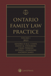Ontario Family Law Practice, 2022 Edition (Volume 1) + Related Materials (Volume 2) – Student Edition cover
