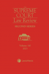 Supreme Court Law Review, 2nd Series, Volume 110 cover
