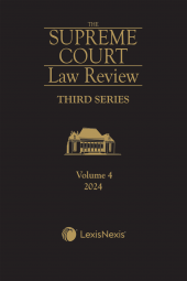 Supreme Court Law Review, 3rd Series, Volume 4 cover