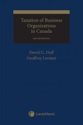 Taxation of Business Organizations in Canada, 2nd Edition – Student Edition cover