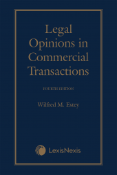 Legal Opinions in Commercial Transactions, 4th Edition cover