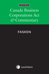 Canada Business Corporations Act & Commentary, 2023/2024 Edition cover