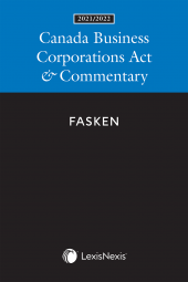 Canada Business Corporations Act & Commentary, 2021/2022 Edition cover