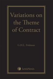 Variations on the Theme of Contract cover