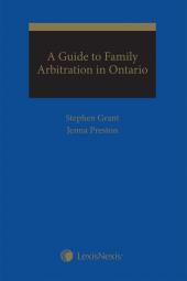 A Guide to Family Arbitration in Ontario cover