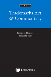 Trademarks Act & Commentary, 2024 Edition cover