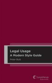 Legal Usage - A Modern Style Guide cover