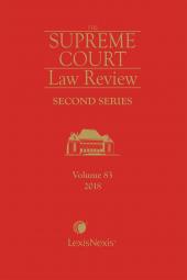 Supreme Court Law Review, 2nd Series, Volume 83 cover