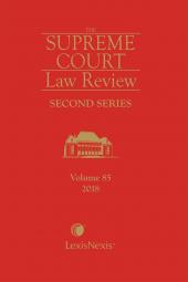 Supreme Court Law Review, 2nd Series, Volume 85 cover