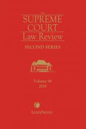Supreme Court Law Review, 2nd Series, Volume 86 cover