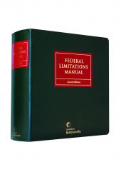 Federal Limitations Manual, 2nd Edition cover