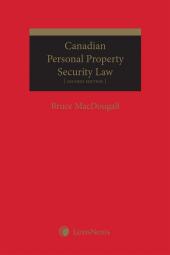 Canadian Personal Property Security Law, 2nd Edition cover