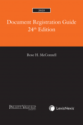 Document Registration Guide, 24th Edition, 2023 cover