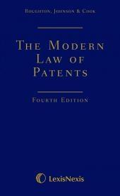 The Modern Law of Patents Fourth edition cover