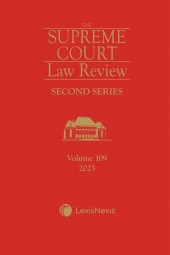 Supreme Court Law Review, 2nd Series, Volume 109 cover