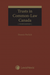 Trusts in Common-Law Canada, 4th Edition cover