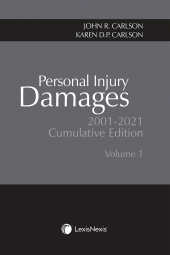 Personal Injury Damages, 2001-2021 Cumulative Edition (2 Volumes) cover