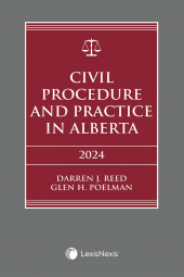 Civil Procedure and Practice in Alberta, 2024 Edition  cover