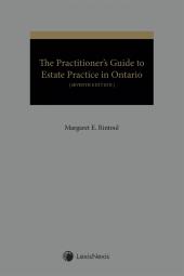 The Practitioner's Guide to Estate Practice in Ontario, 7th Edition + USB cover