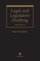 Legal and Legislative Drafting, 3rd Edition cover