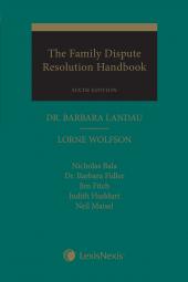 The Family Dispute Resolution Handbook, 6th Edition + USB cover