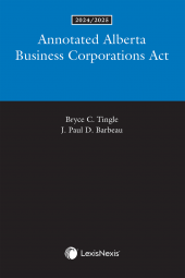 Annotated Alberta Business Corporations Act, 2024/2025 Edition cover