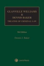 Glanville Williams & Dennis Baker Treatise of Criminal Law, 5th Edition cover