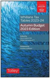 Whillans Tax Tables 2023-24 (Budget edition) cover