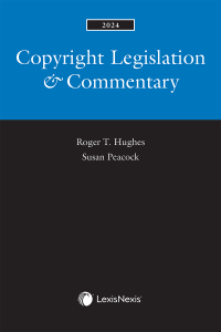 Copyright Legislation & Commentary, 2024 Edition | LexisNexis Canada