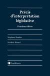 Précis d'interprétation législative - Deuxième édition cover