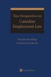 New Perspectives on Canadian Employment Law cover