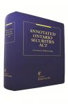 Annotated Ontario Securities Act cover
