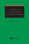 The Law of Unincorporated Associations in Canada cover