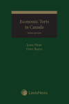 Economic Torts in Canada, 3rd Edition cover