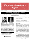 Corporate Governance Report - PDF cover