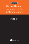 Canada Business Corporations Act & Commentary, 2022/2023 Edition cover