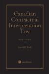 Canadian Contractual Interpretation Law, 4th Edition – Student Edition cover