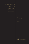 Halsbury's Laws of Canada – Copyright (2023 Reissue) cover
