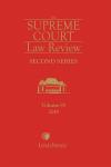 Supreme Court Law Review, 2nd Series, Volume 85 cover
