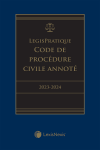 LegisPratique – Code de procédure civile annoté 2023-2024 cover