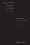 Halsbury's Laws of Canada – Guarantee and Indemnity (2018 Reissue) cover