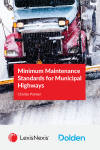 Minimum Maintenance Standards for Municipal Highways cover