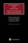 Underhill and Hayton Law of Trusts and Trustees 20th edition cover
